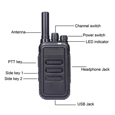 WKTK Handheld VHF UHF Radio Langstrecken-Intercom-System für Restaurantmanagement