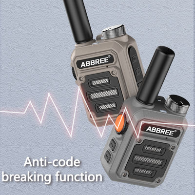 ABBREE AR-63 Wireless Walkie-Talkie für die Jagd Farb-Camo/Brown Talk Reichweite 3km-10km