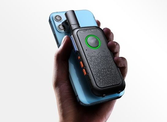 Gewerblich erhältlich, schwarz Mini Thin Outdoor Walkie Talkie Portable Leichtgewicht 1,7*13,5*5,4cm