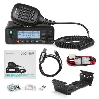 1000 Kanäle Digitales Mobilfunk VHF UHF 50W Hochleistungs-Walkie Talkie TYT MD-9600