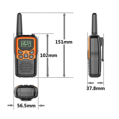 Langstrecken-PMR/FRS/GMRS-Mobiltelefon mit Walkie-Talkie-Spielzeug und 10 Anruftönen