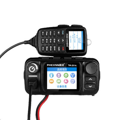 LTE-IP-Netzwerk POC UHF VHF Mobilfunk mit 4G LTE POC 25w Dual-Band-Analogfunk
