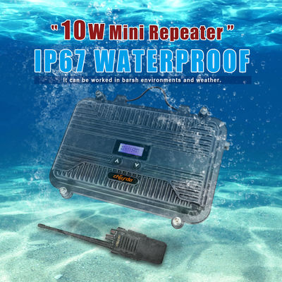 Marine Car Radio Full Duplex Zwei-Wege-Radio-Repeater LCD Mini UHF oder VHF 10W anpassbar