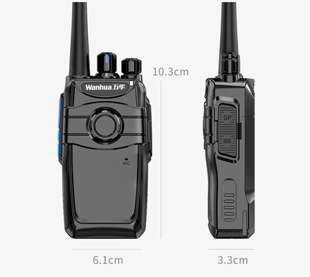 Professionelles Walkie Talkie Dual Band Ohrhörer mit PTT Mikrofon Ausgangsleistung 3W