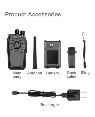 Professionelles Walkie Talkie Dual Band Ohrhörer mit PTT Mikrofon Ausgangsleistung 3W
