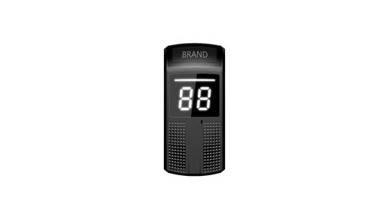 Langstrecken-Mini-Walkie-Talkie für Hotels und Restaurants ET800 Wiederaufladbarer Kragenclip