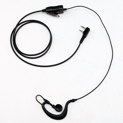 Wanhua Walkie-Talkie Kopfhörer Kabel Kopfhörer Anti-Leckage Sound Komfortabel Ohrstöpsel Luftführer Ohrhörer Schwarzes Mikrofon Kunststoff