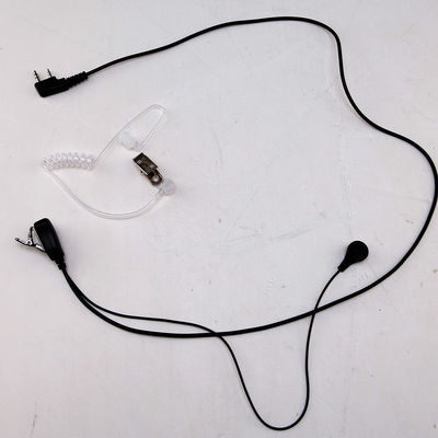 Wanhua Walkie-Talkie Kopfhörer Kabel Kopfhörer Anti-Leckage Sound Komfortabel Ohrstöpsel Luftführer Ohrhörer Schwarzes Mikrofon Kunststoff