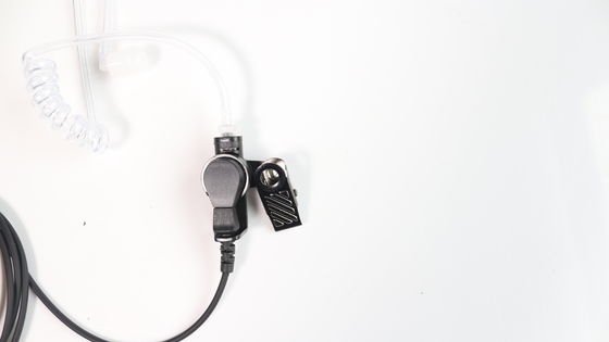 Schwarzes Mikrofon Geräuschunterdrückende Ohrhörer für 3,5 mm-Anschlüsse Walkie Talkie Headset