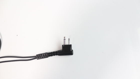 Schwarzes Mikrofon Geräuschunterdrückende Ohrhörer für 3,5 mm-Anschlüsse Walkie Talkie Headset