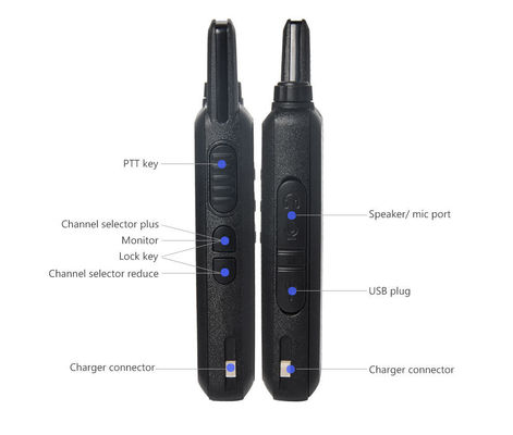 VTC201 Dual-Mode Walkie Talkie 2W UHF/VHF-Radio für Fernkommunikationsbedürfnisse