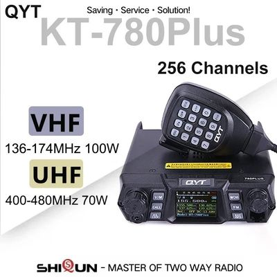 25KHz-Kanal Abstand 100W VHF Mobilfunk Basisstation KT-780 Plus für Walkie Talkie