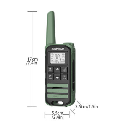 BF FR-22A 2W Langstrecken-Walkie Talkie für Wandern