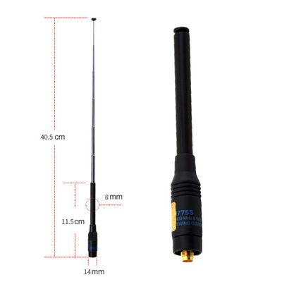 144-146/430-440MHz Frequenzbereich RH775 Walkie-Talkie mit NFC und Langantennen