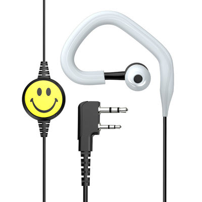 Flexibles akustisches Klarrohrmikrofon Zwei-Wege-Radio-Headset für schwarze Walkie Talkie
