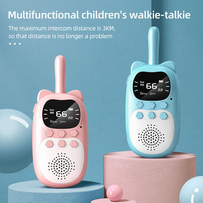 20 Speicherkanäle Handheld Walkie Talkie für Kinder 3 km ABS Plastik Fernbedienung