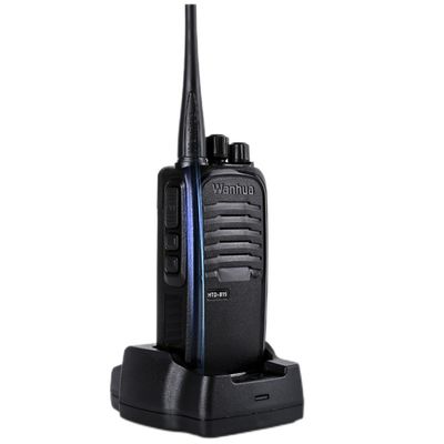 Schwarzer Wanhua HTD815 Walkie Talkie 5W/8W Optional 10 km Reichweite für Kommunikationsbedürfnisse