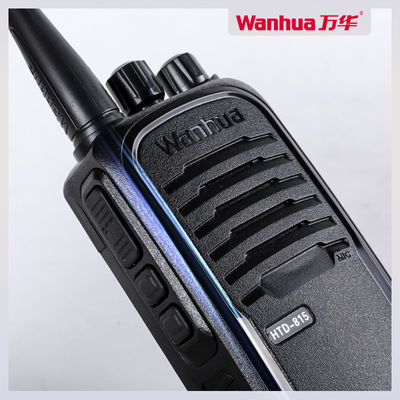 Schwarzer Wanhua HTD815 Walkie Talkie 5W/8W Optional 10 km Reichweite für Kommunikationsbedürfnisse