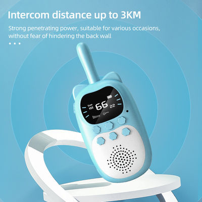 20 Speicherkanäle Handheld Walkie Talkie für Kinder 3 km ABS Plastik Fernbedienung