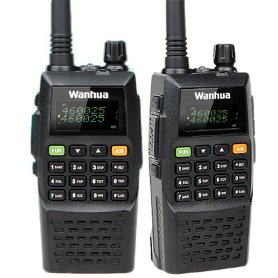 Lancieren Sie Wanhua VHF Dual Band Two Way Radio perfekt für KTV bei 7,2V Betriebsspannung