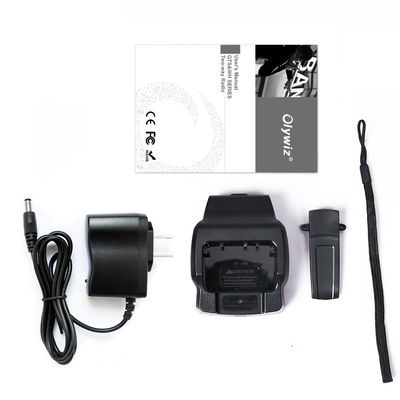 UHF Ham Radio Handheld Walkie Talkie Schwarz 5W Ausgang Leistung 3800mAh Intercoms Woki Toki