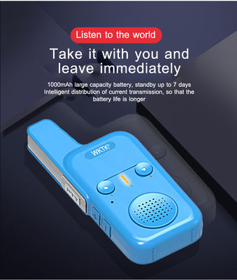 Wirtschaftlich Handheld Zwei-Wege-Radio Wireless UHF 400-470MHz Walkie Talkie mit 3,7V Spannung