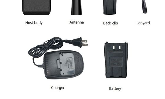 Original Handheld Radio mit 5 Watt VHF UHF Frequenz Typ und Langstrecken-Intercoms