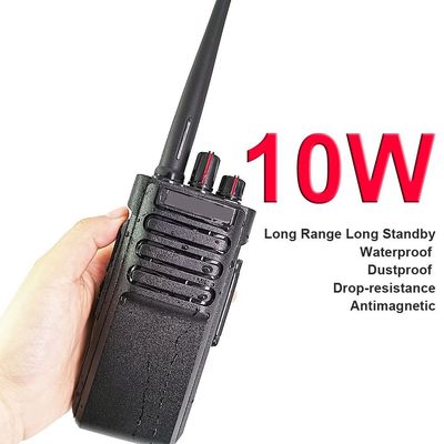 Mode Handheld Radio Walkietalkie VHF UHF Analog Intercoms 10W Walkie Talkies IPX7