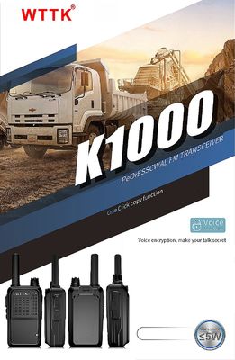WKTK K1000 UHF Dual-Band Langstrecken-Walkie Talkie Ham Zwei-Wege-Radio