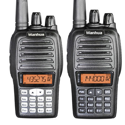 Wanhua WH118 Handheld Radio Walkie Talkie 2W Ausgangsleistung Dualband UHF VHF Langstrecken