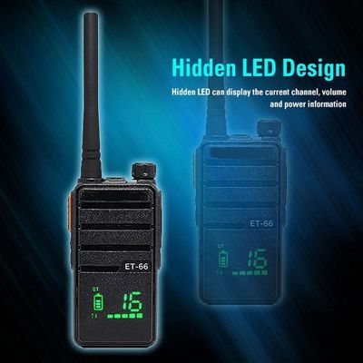 Mini-Zwei-Kanal-Scan Walkie-Talkie ET-66 für Fernkommunikation