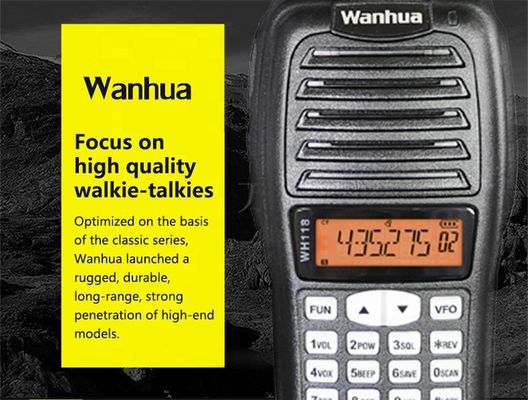 Walkie-Talkies hohe Leistung 2 Watt 16 Kanäle mit 10 Km Reichweite und 3800 mAh große Batterie