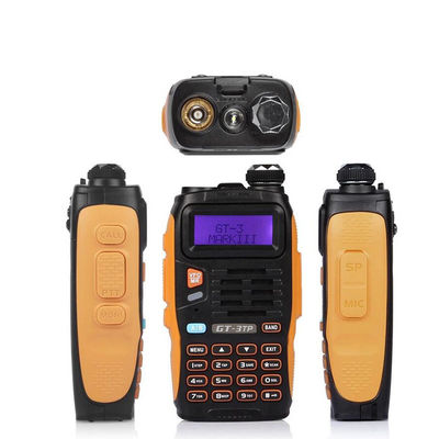 128 Speicherkanäle Wasserdichtes Walkie Talkie 5 Watt Zwei-Wege-Mobil-Doppelband-Radio