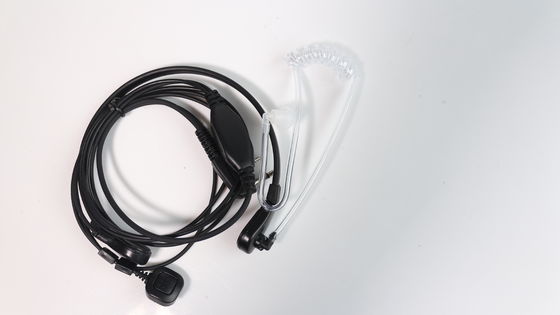 Mikrofon Ohrhörer für Icom Zwei-Wege-Radios Walkie-Talkie Air Tube Wireless Verzögerungszeit