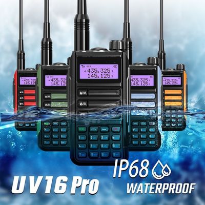 UV-16 Hochleistungswalkie-talkie-Wiederaufladegerät Langstreckenwasserdichtem Empfänger-Ham-Zwei-Wege-Radio