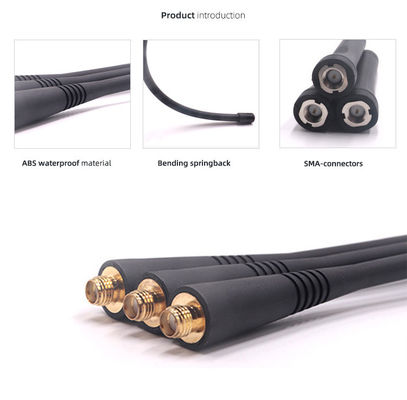Schwarze 2w UHF VHF Fm Walkie Talkie Gummi-Antenne für Fernkommunikation