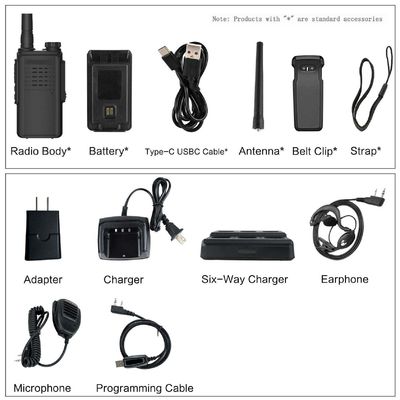 Handheld Terminal Style 5W Dual Band UHF Ham Walkie Talkie für die Kommunikation mit Intercoms