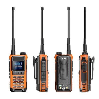 VHF 136-174 MHz Transceiver IC-U86 UHF 400-470MHz Zweiwege-Radio Walkie Talkie Schwarz