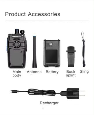 Handheld Walkie Talkie Intercom System für Bankzähler 103*61*33MM 16 Speicherkanäle