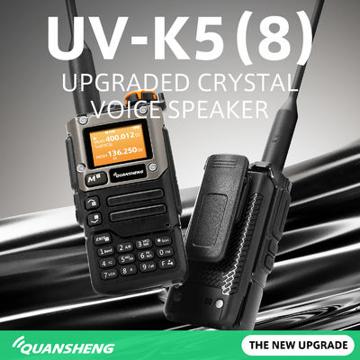 VHF UHF Quansheng UV-K58 Dual Band Walkie Talkie Zwei-Wege-Radio mit 200 Speicherkanälen