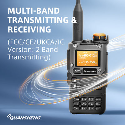 VHF UHF Quansheng UV-K58 Dual Band Walkie Talkie Zwei-Wege-Radio mit 200 Speicherkanälen