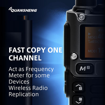 VHF UHF Quansheng UV-K58 Dual Band Walkie Talkie Zwei-Wege-Radio mit 200 Speicherkanälen