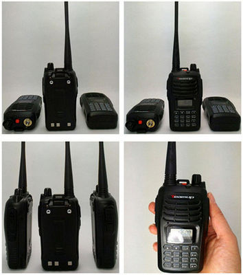 Leistungsstärkste T550 VHF/UHF Walkie-Talkie mit 4W Ausgangsleistung und 16 Speicherkanälen