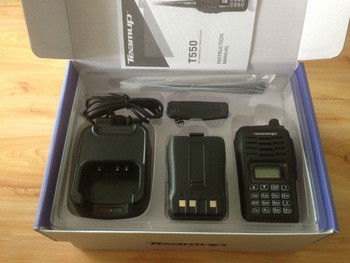 Leistungsstärkste T550 VHF/UHF Walkie-Talkie mit 4W Ausgangsleistung und 16 Speicherkanälen