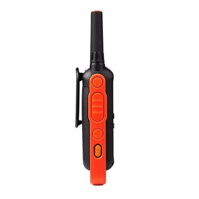 T82 GMRS Radio Mini Walkie Talkie 20 Kanäle 1-10km Reichweite Orange Hand Taschenlampe