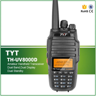 10 Watt Dual Band FM SDR Radio TYT 8000D DMR UV-8000D für 5-10km Sprachbereich Walkie Talkie