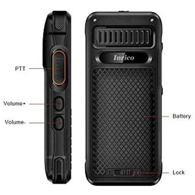 4G-Netzwerk Zwei-Wege-Radio Zello T310 Rugged 4G Poc Mobiltelefon mit 2,4 Zoll Kleiner Tastatur