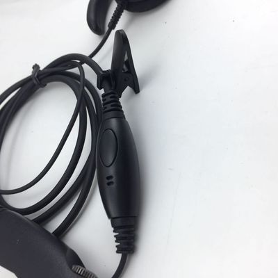 Walkie Talkie Wired Kopfhörer in Schwarz und kompatibel mit Motorola GP328 GP340 GP380