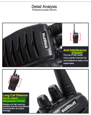 Wanhua WH27 Langstrecken-Walkie-Talkie-Zwei-Wege-Radio mit Temperaturbereich von -30 bis 60 °C