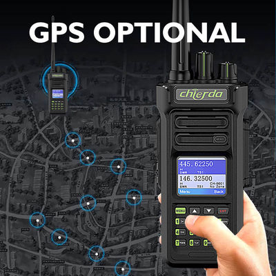 GPS IP67 Digital Walkie Talkie für VHF-UHF-Transceiverkommunikation 150*64*40mm